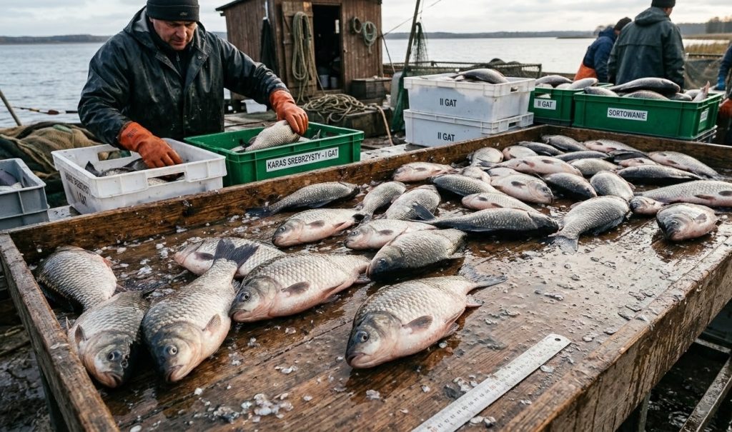 Duże karasie srebrzyste