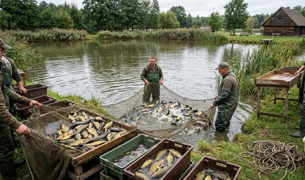 Lin zielony narybek kroczek
